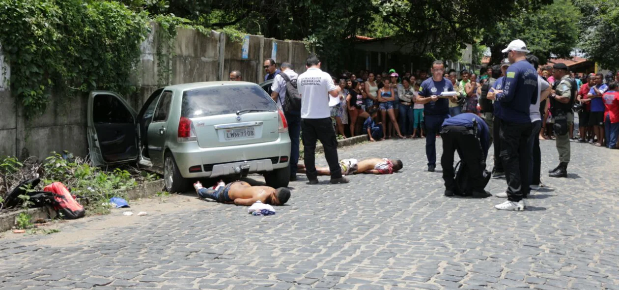 Local onde os criminosos foram mortos