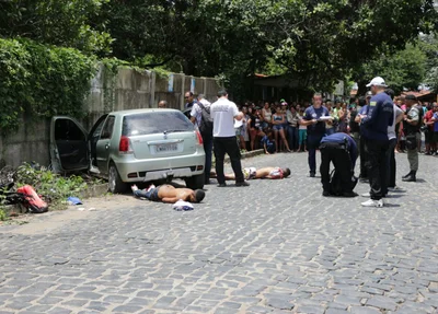 Local onde os criminosos foram mortos