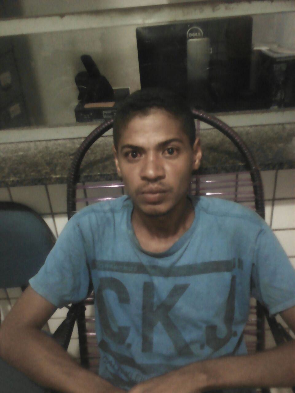 Wanderson Barbosa Vieira, preso acusado de ter cometido homicídio. 