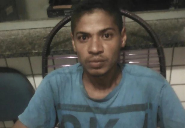Wanderson Barbosa Vieira, preso acusado de ter cometido homicídio. 