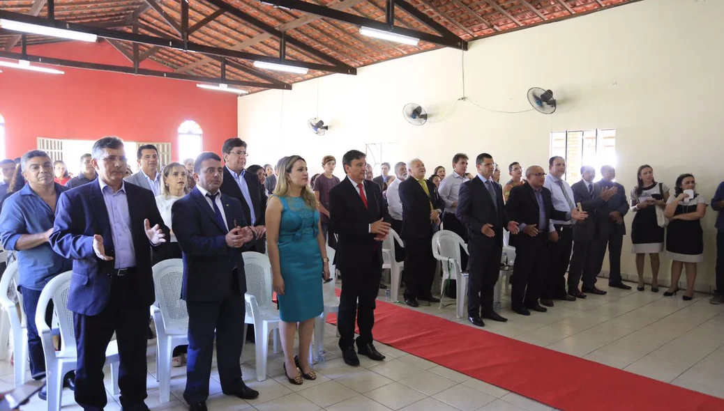 Wellington, Rejane e o prefeito Ribinha