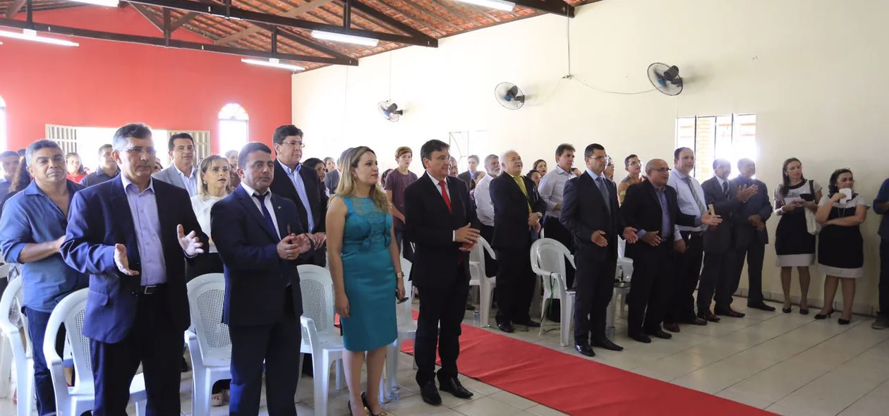 Wellington, Rejane e o prefeito Ribinha