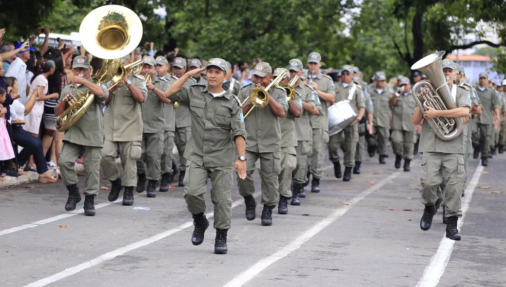 Formatura de policiais militares do Piauí