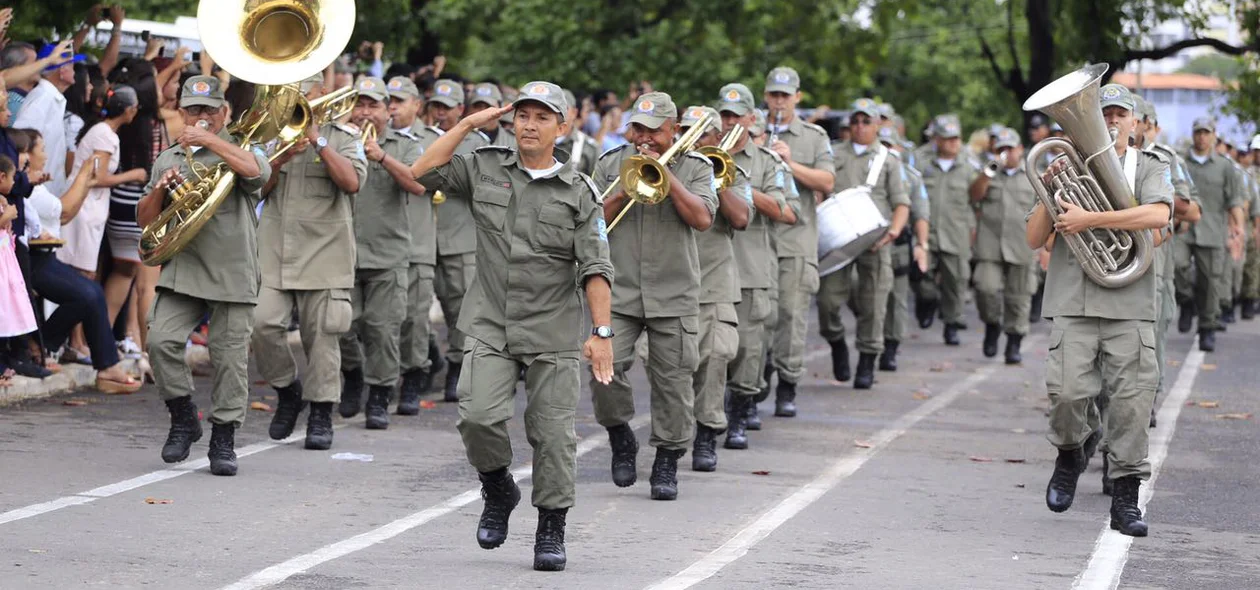 Formatura de policiais militares do Piauí