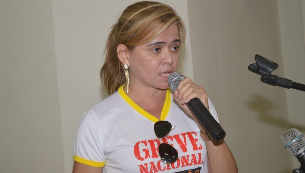 Presidente do Sindserm, Edna Moura
