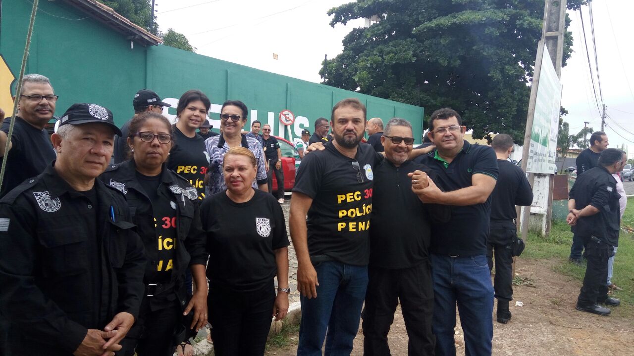 Manifestação do Sinpoljuspi contra a Reforma da Previdência Social