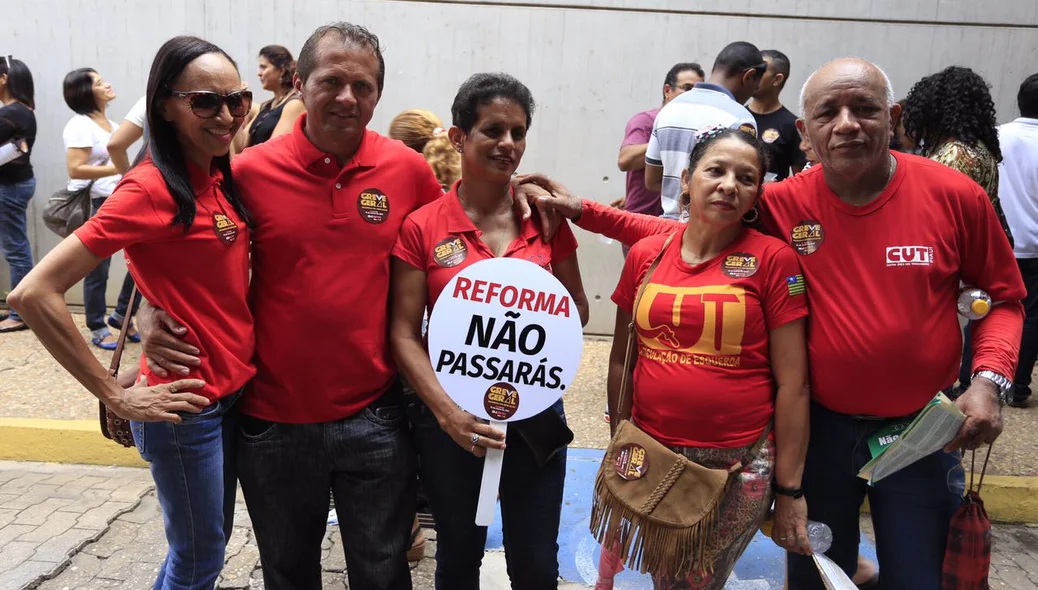 Movimentos sociais contrários a reforma