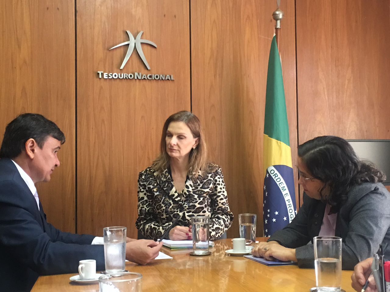 Audiência com a secretária do Tesouro Nacional, Ana Paula