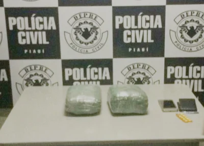 Droga apreendida no bairro Planalto Uruguai