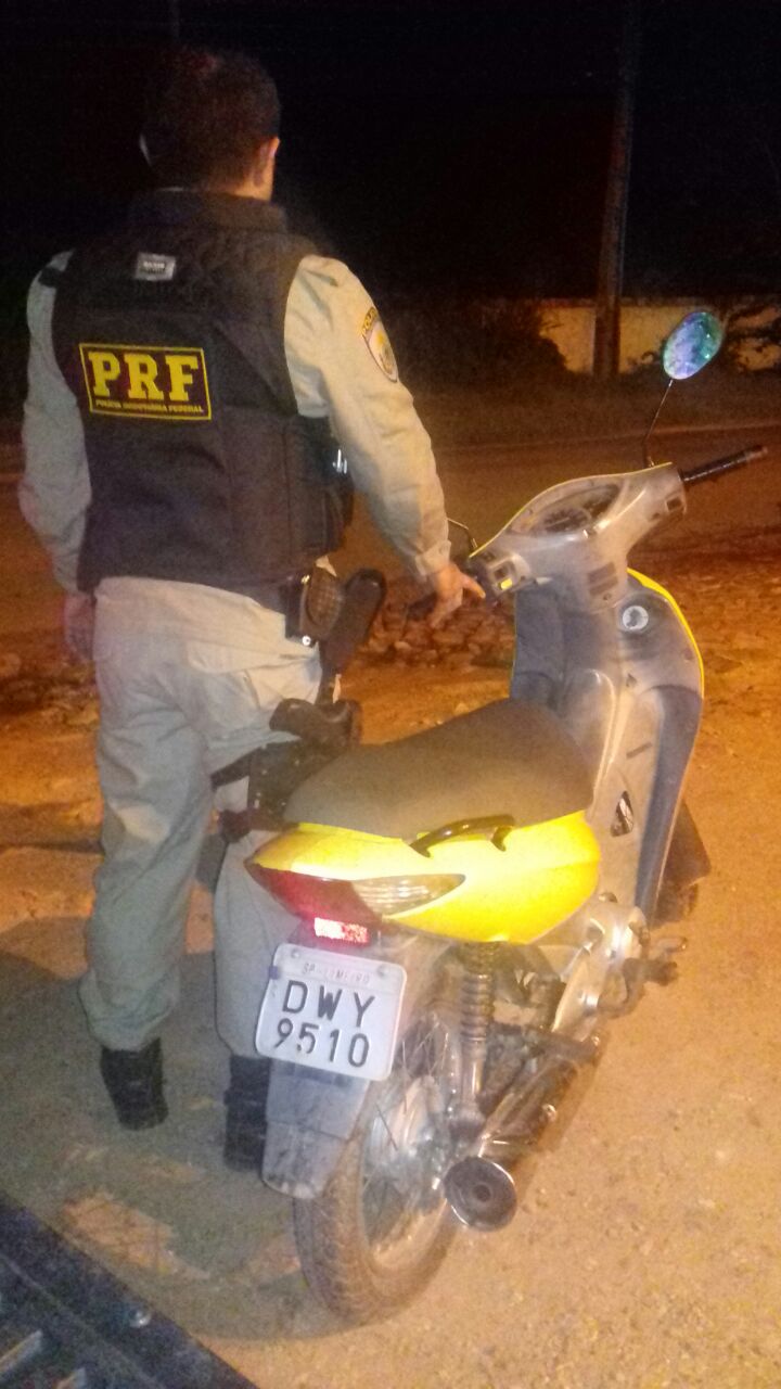 Motocicleta apreendida
