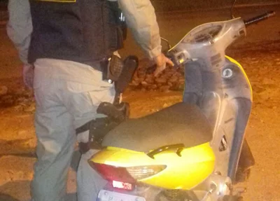 Motocicleta apreendida