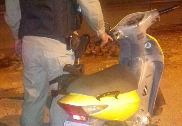 Motocicleta apreendida