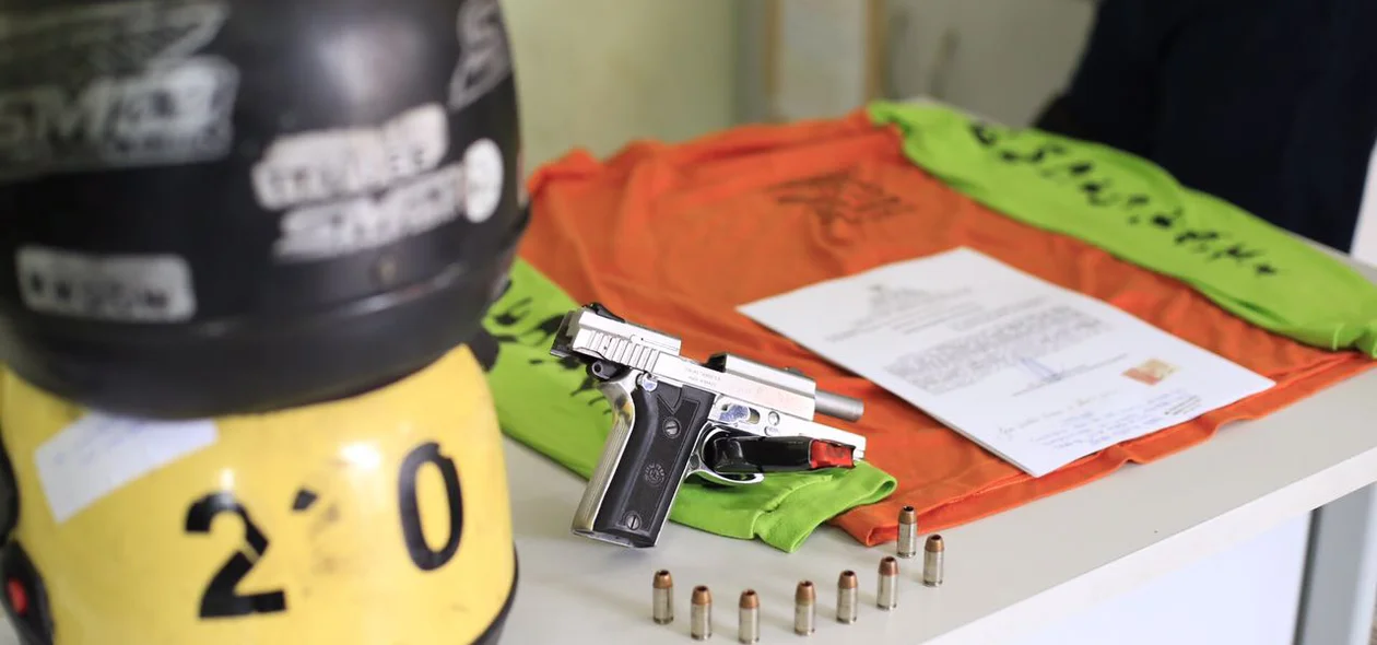 Arma utilizada no crime