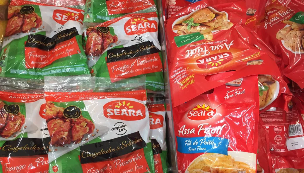 Frango a Passarinho da Seara à venda no Extra Supermercado 