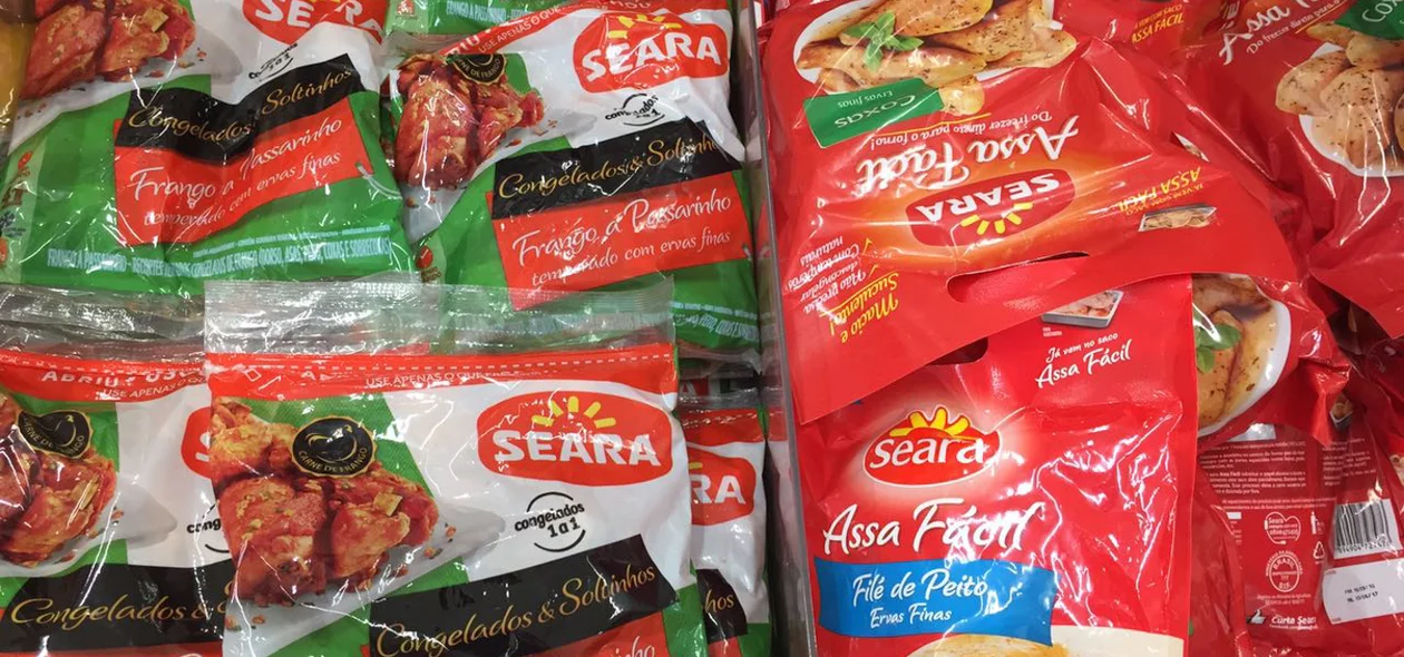 Frango a Passarinho da Seara à venda no Extra Supermercado 