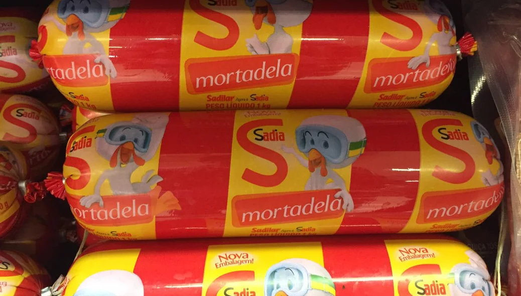 Mortadela da Sadia à venda no Pão de Açúcar