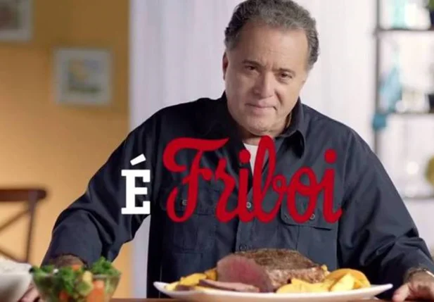 O ator Tony Ramos em comercial da marca Friboi