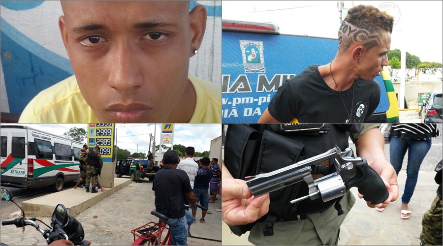 Os suspeitos foram encaminhados para a Central de Flagrantes