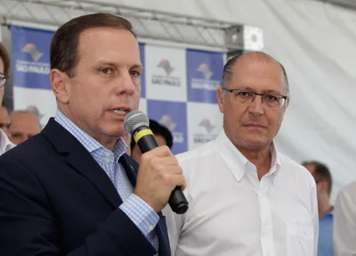 João Doria e Geraldo Alckmin