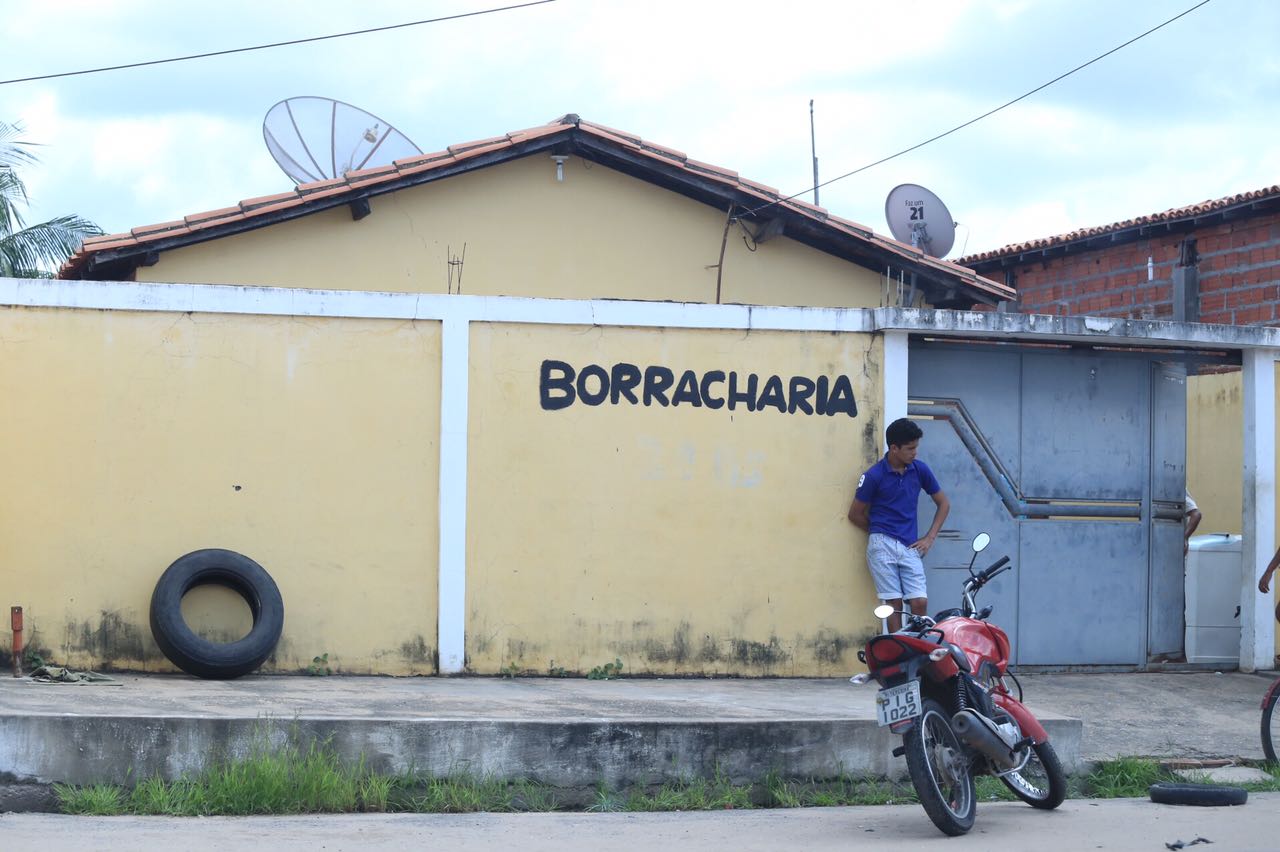 Residência onde a vítima foi morta