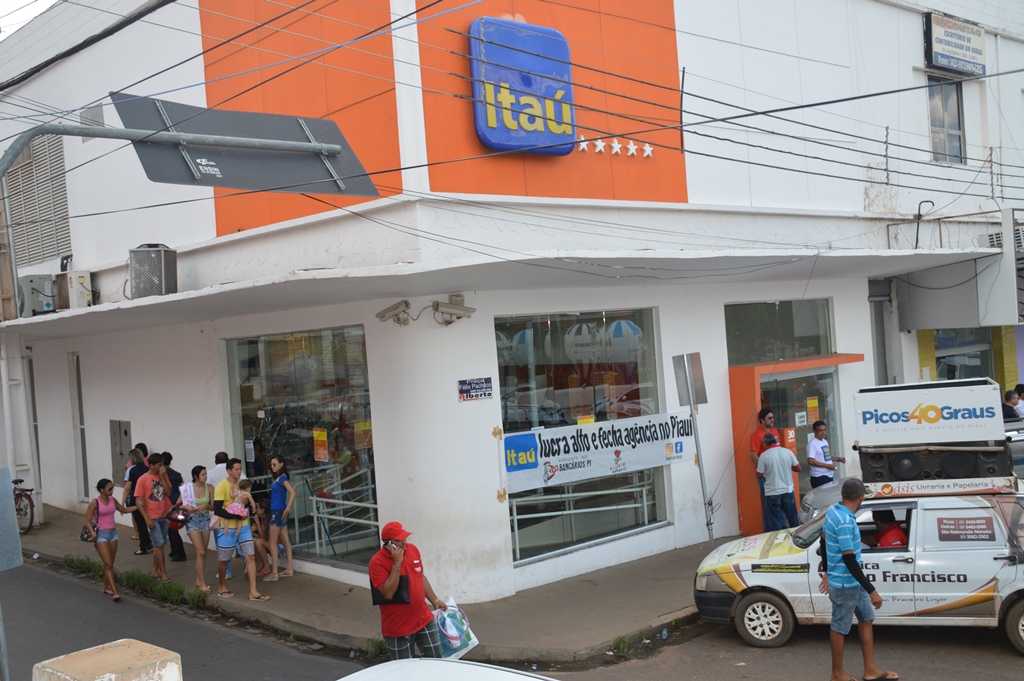 Agência do Banco  Itaú em Picos será frechada dia 3 de abril