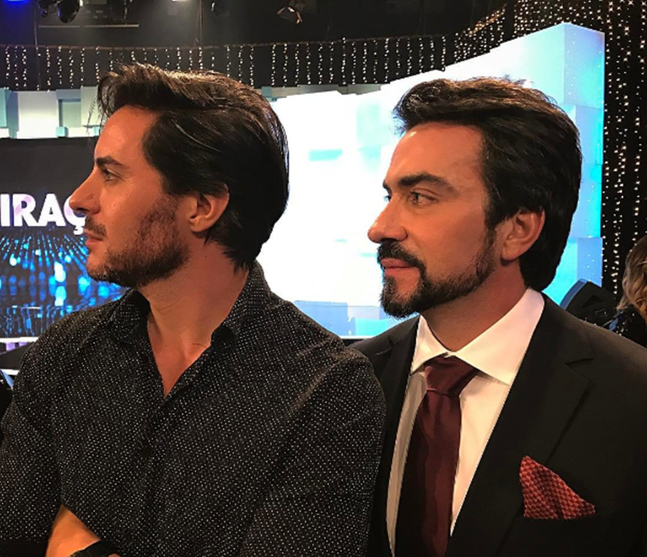 Ricardo Tozzi e Padre Fábio de Melo lado a lado