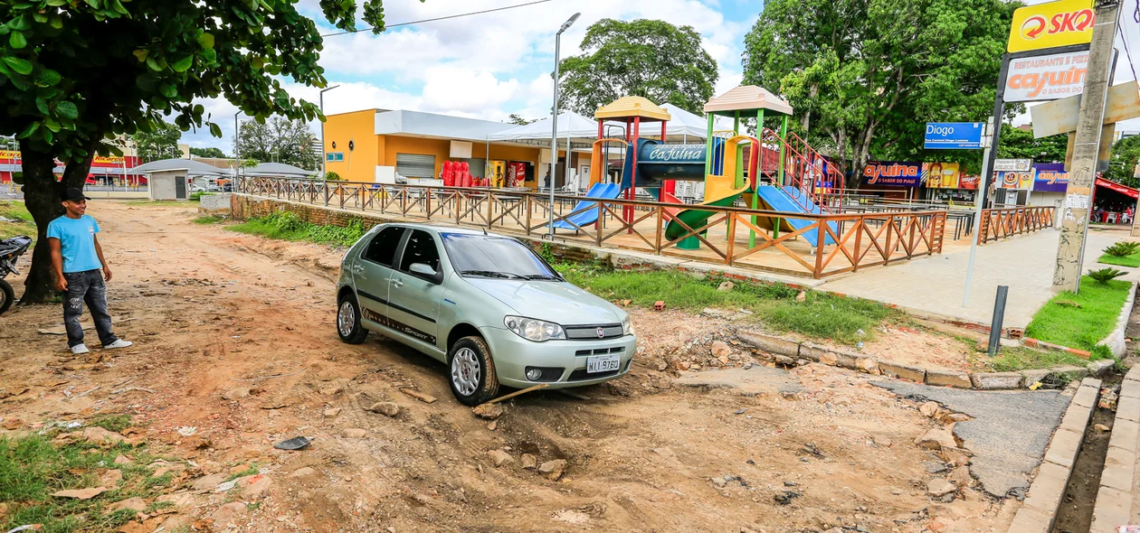 Carro atolado
