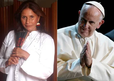 Fafá de Belém e Papa Francisco