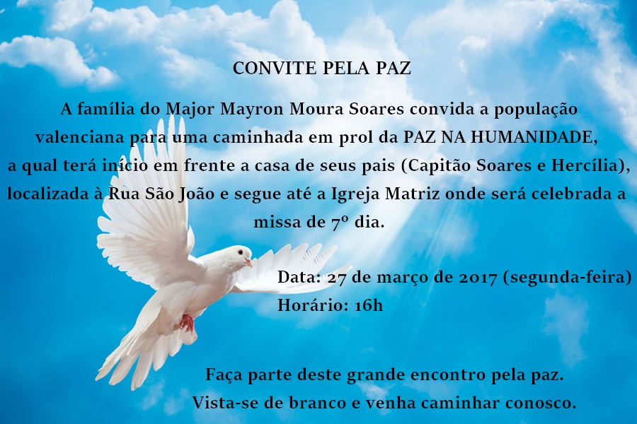 Convite para a caminhada