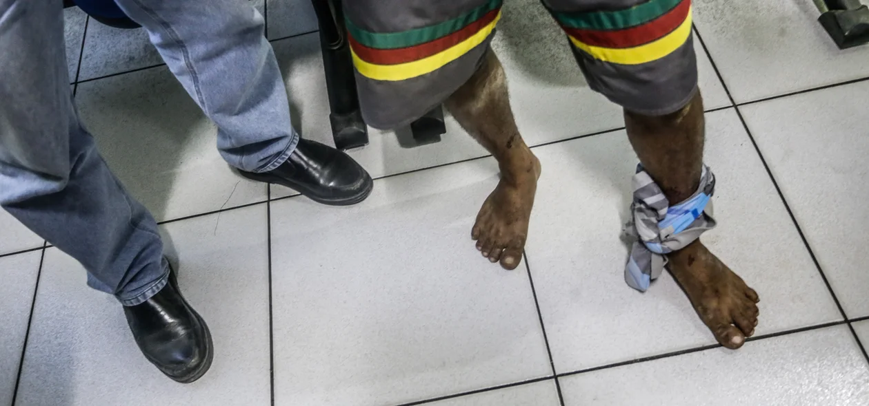 "Pequeno" levou um tiro na perna