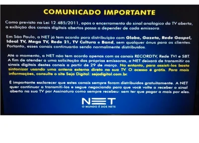 Comunicado NET