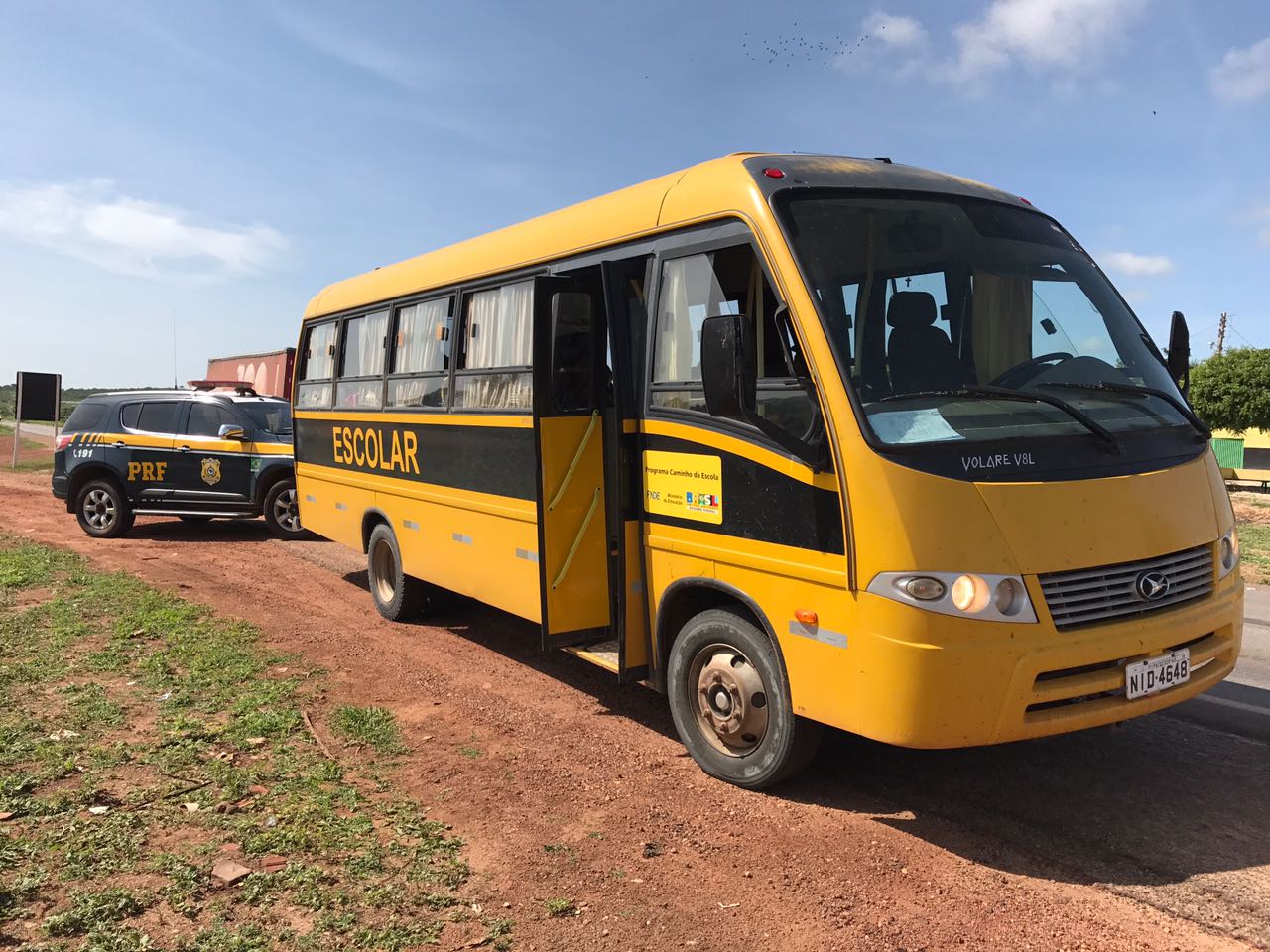 Ônibus apreendido