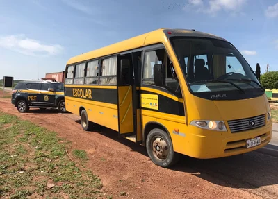 Ônibus apreendido