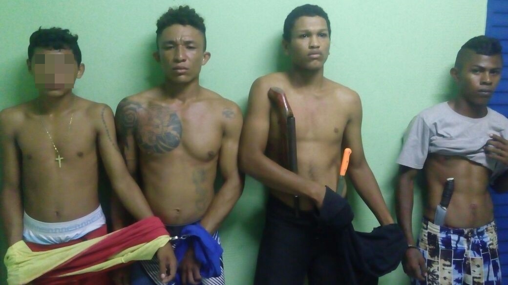 Integrantes da quadrilha que agia na região da Santa Maria da Copidi 
