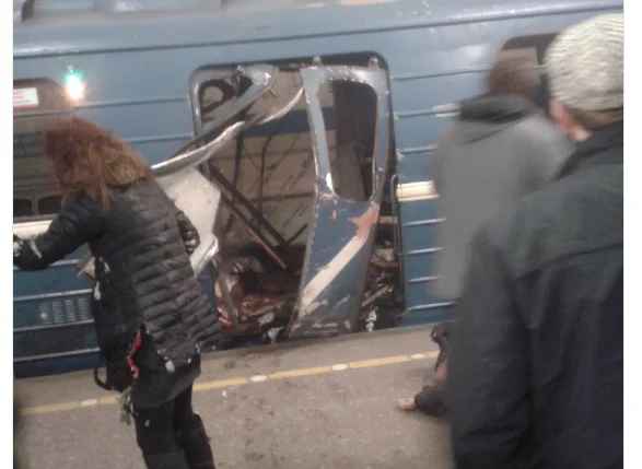 Explosão em metrô da Rússia  