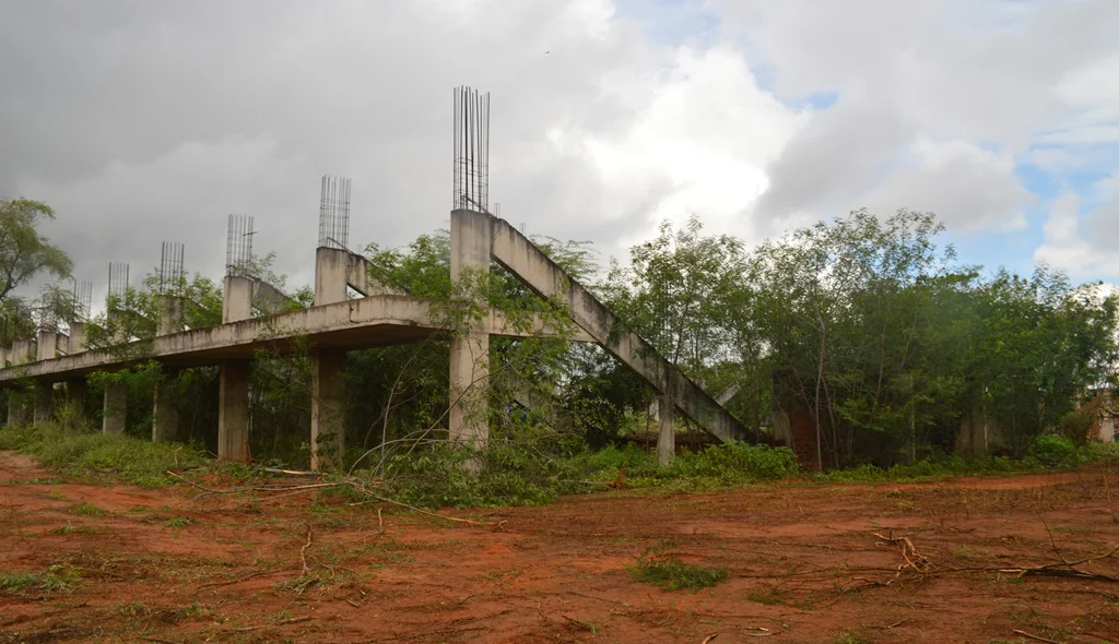 Estrutura do ginásio