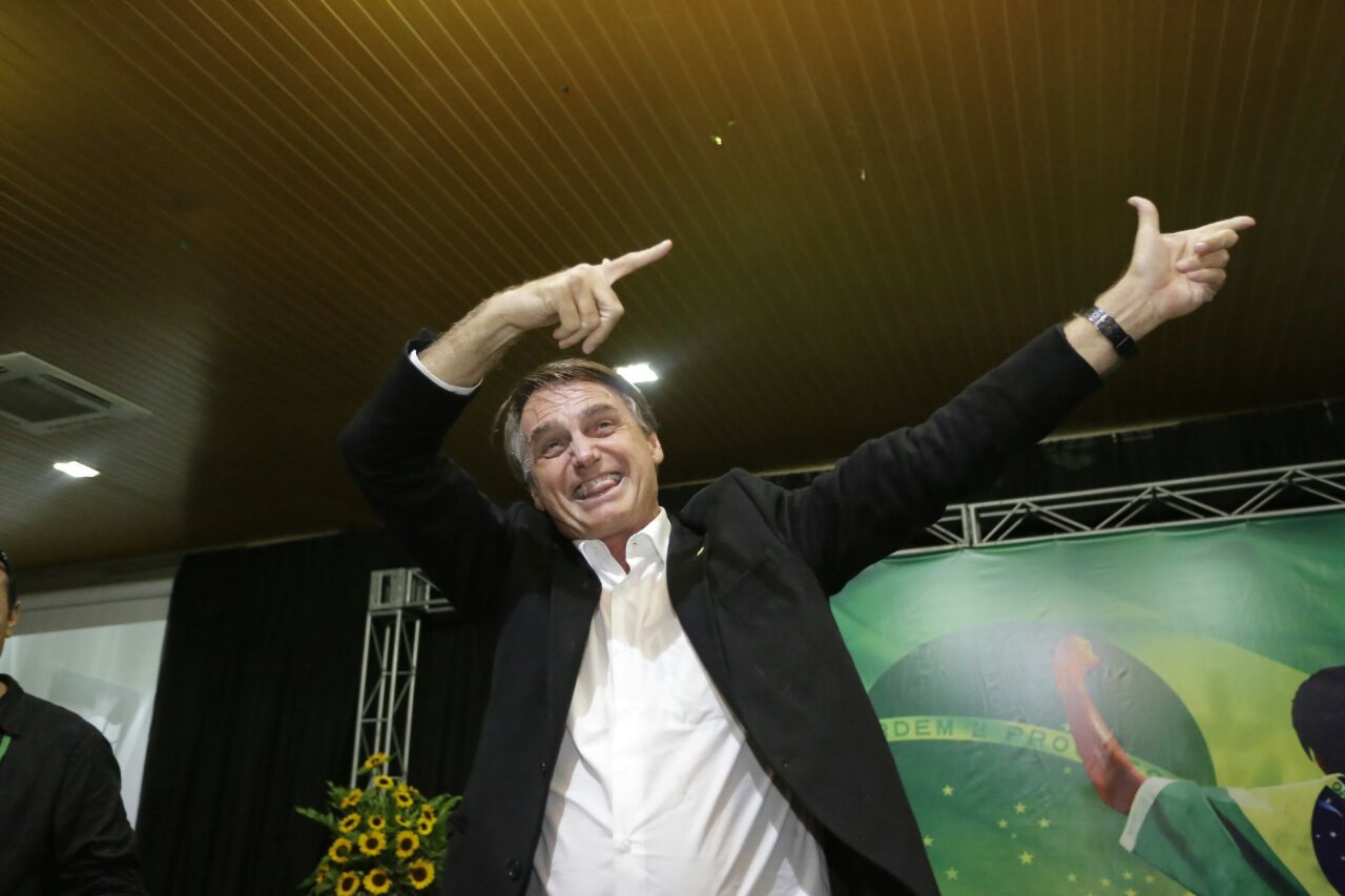 Bolsonaro durante discurso 