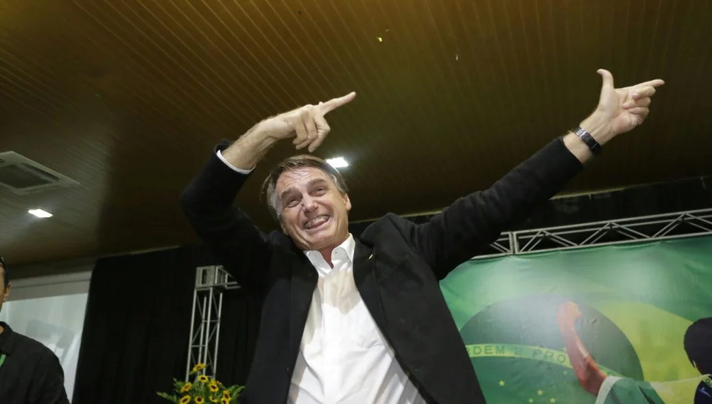 Bolsonaro durante discurso 