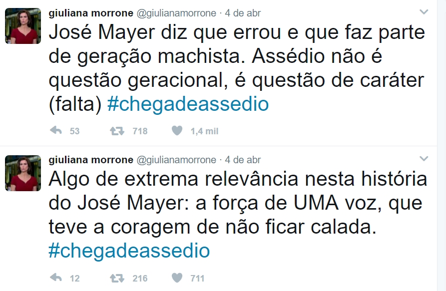 Postagens de Giuliana Morrone