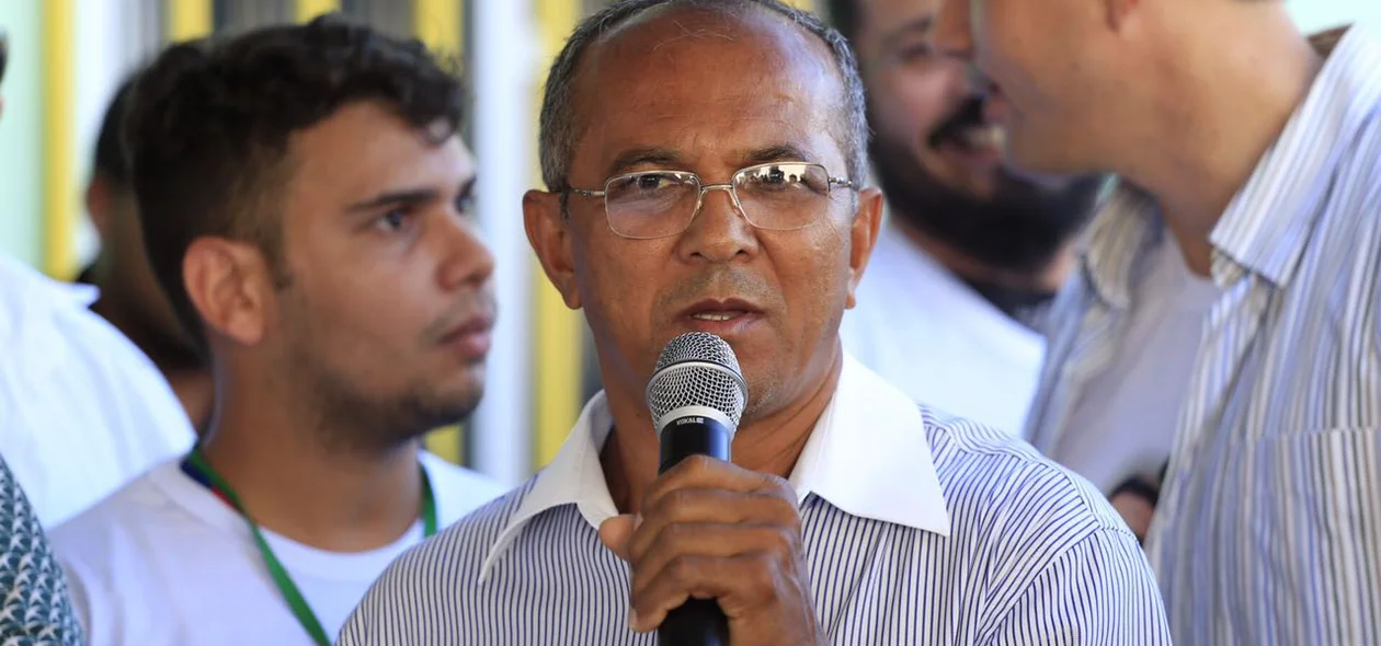 R.Silva durante seu pronunciamento