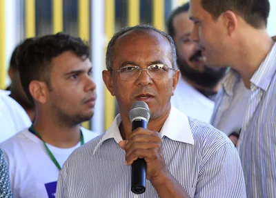 R.Silva durante seu pronunciamento