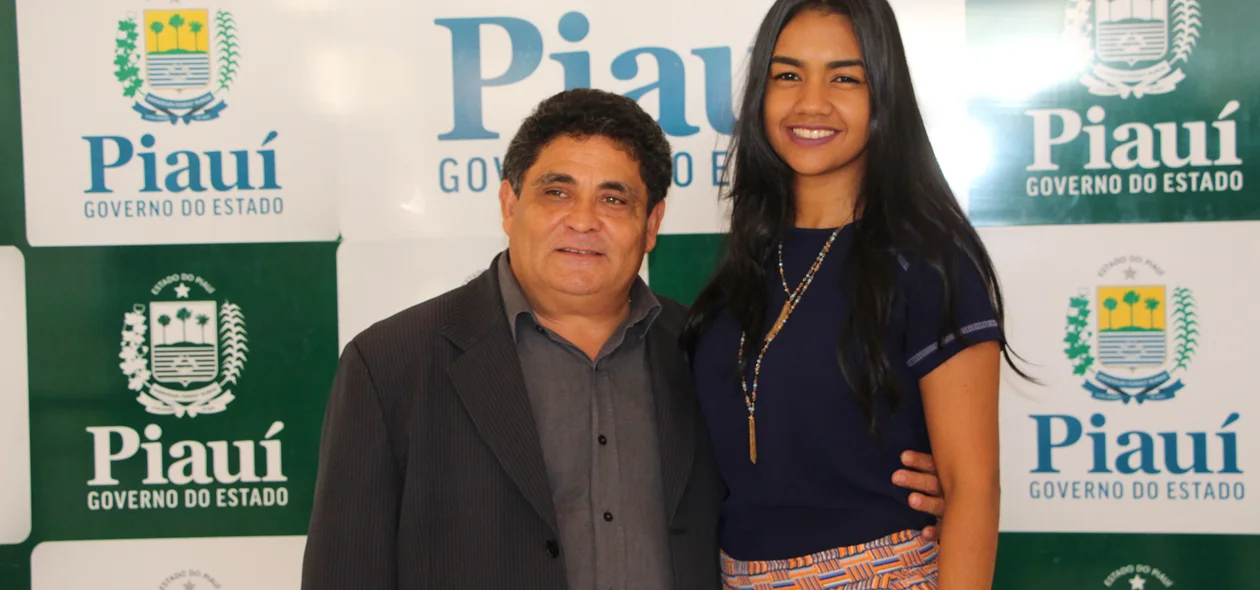 Cícero Magalhães e vereadora Milana Vilarino