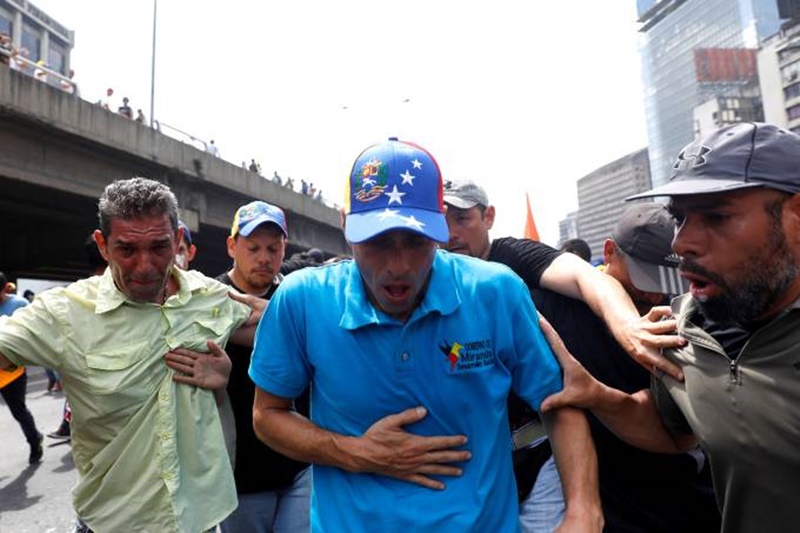 Henrique Capriles, líder da oposição venezuelana