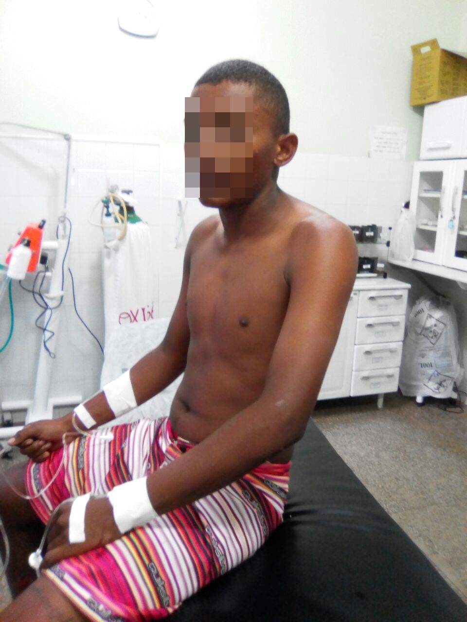 Menor que participou da tentativa de assalto 