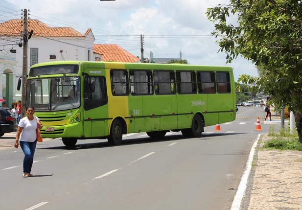 Ônibus envolvido no acidente 