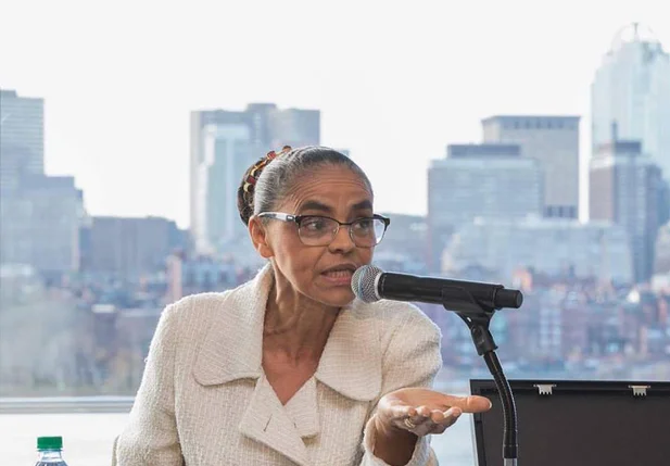 Marina Silva durante a Brazil Conference