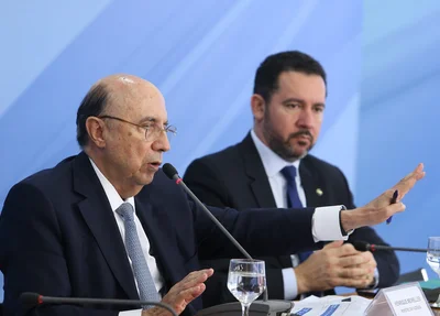 Ministro da Fazenda Henrique Meirelles e Ministro do Planejamento, Dyogo Oliveira