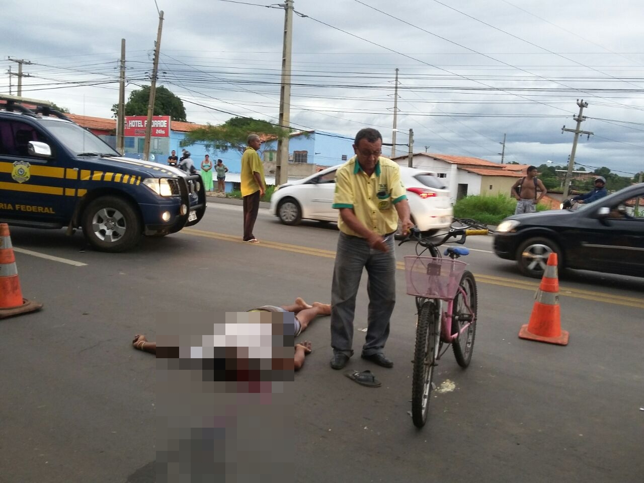 Ciclista teve morte imediata