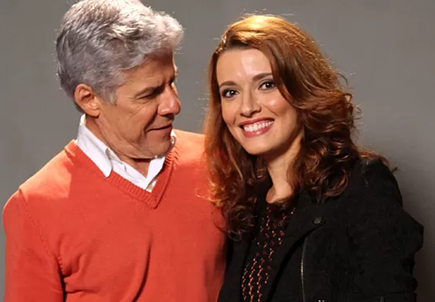 José Mayer e a filha, Julia Fajardo