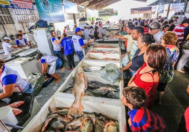 Procura por produtos no Mercado do Peixe aumenta na Semana Santa